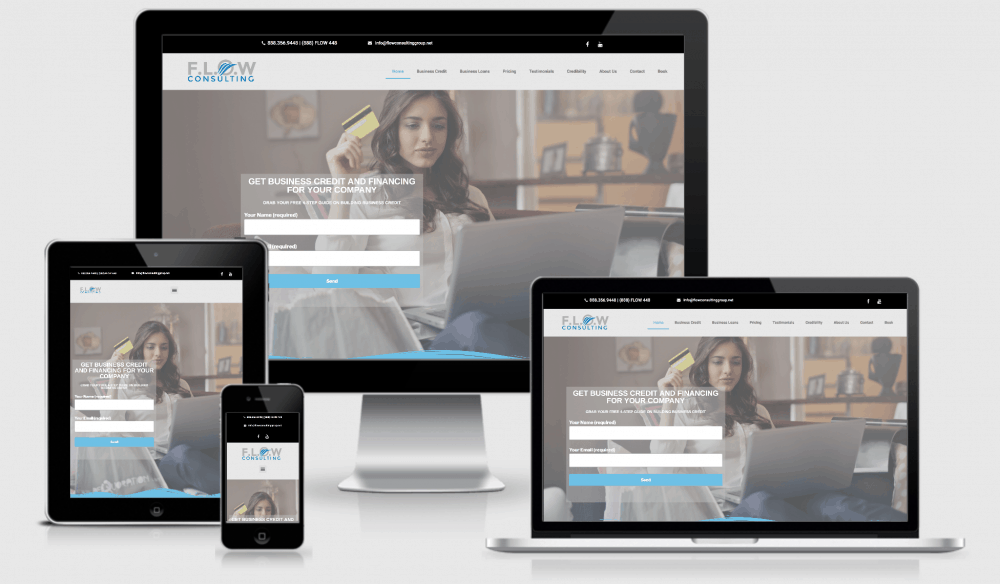 banking web design